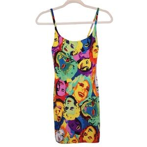 Privy Colorful Pop Art Print Dress